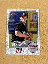 2017 Topps Heritage Minor League #158 Tyler Jay Chattanooga Lookouts RC Rookie