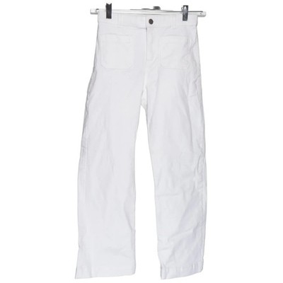 H&M, Jeans, Größe: 158, Weiß, Baumwolle/Elasthan, Einfarbig, Mädchen #GnW