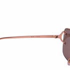 Cartier Rimless Gold Unisex Eyeglasses CT0092O Diamond cut Coffee Tint Lens  — photo 6