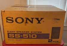 Sony SS-510 Vintage Speakers Professionally Serviced