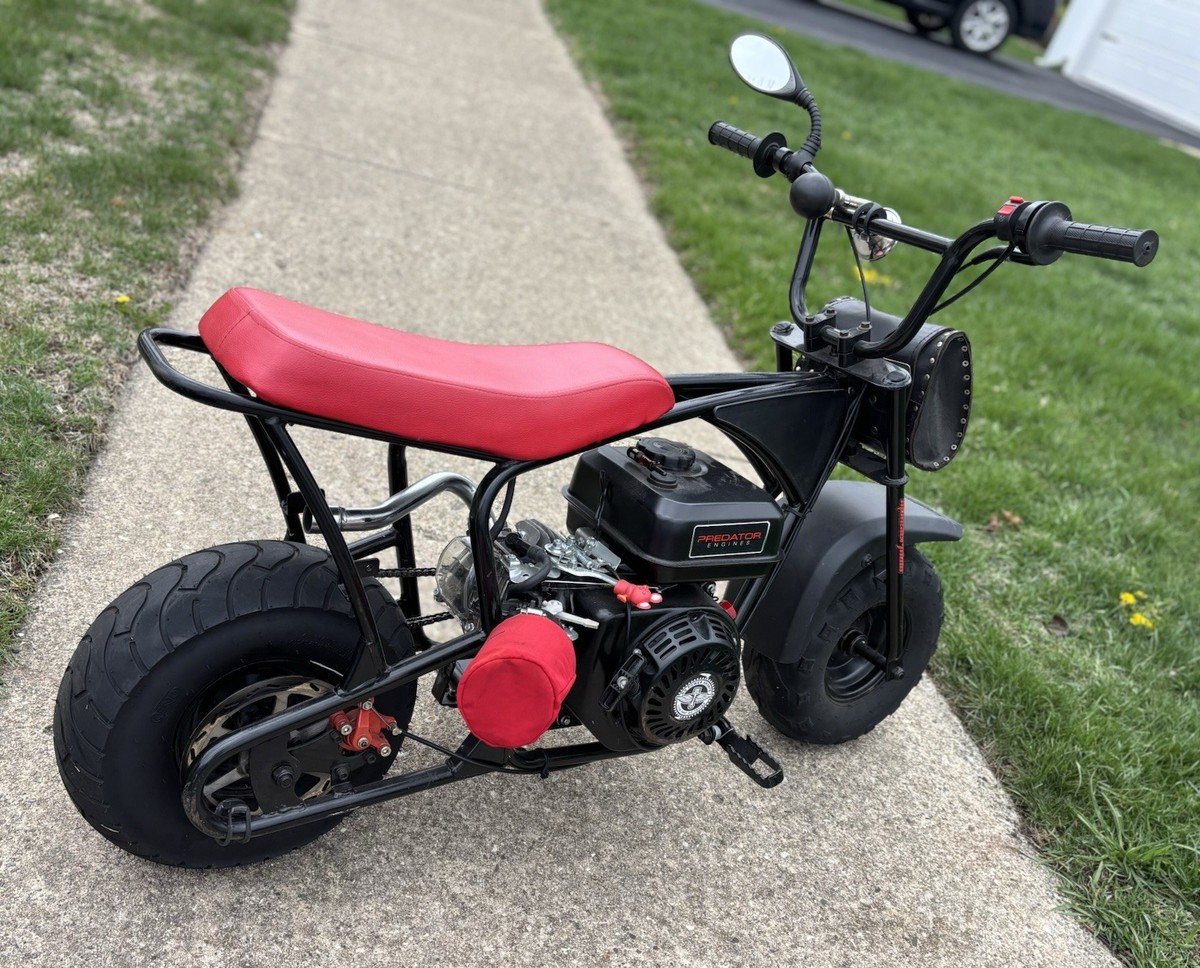 Monster Moto Mini Bike with Built Predator 212 Swapped Motor