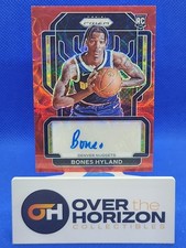 BONES HYLAND 2021-22 RED SCOPE PRIZM ROOKIE RC AUTO NUGGETS RC
