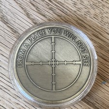 Militär SNIPER Coin  Sammlerstück Münze  US Spezialeinheit Bundeswehr