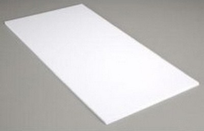 Evergreen Scale Models 9280 .080'' x 11  x 14'' Polystyrene White Sheet