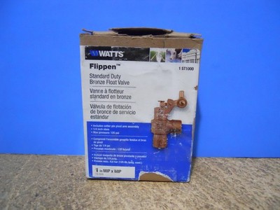 Watts Flippen 1'' in MIP x MIP Standard Duty Bronze Float Valve 1 ST1000