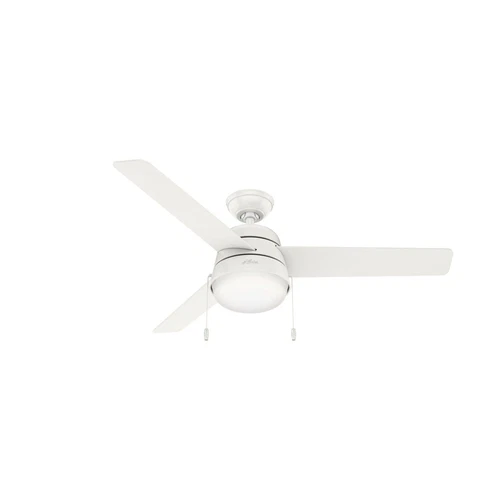 Hunter 52" Aker Ceiling Fan with LED Light Pull Chain Modern Casual Transitional - Picture 1 of 2