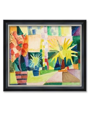 Eugene Boudin: Parc Cordier in Trouville, Fine Framed Canvas Print Wall Art