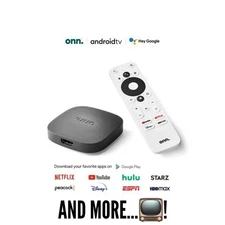 onn Android TV UHD Streaming Device w/ Voice Remote Control & HDMI ♾️📺