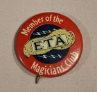 ww1 ww2 ETA Magicians Club Member Legacy Fund Charity Appeal Tin Military Badge