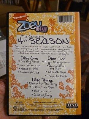 Zoey 101: The Complete Fourth Season (DVD, 2009, 3-Disc Set