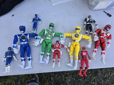Might Morphin Power Rangers Lot of 9