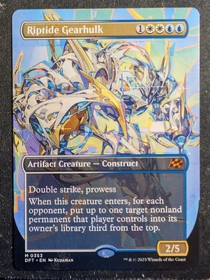 Riptide Gearhulk - Borderless - Aetherdrift (MTG)