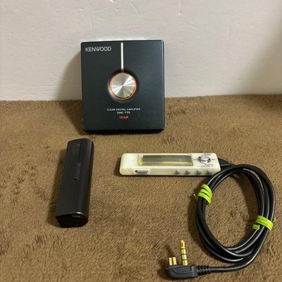 KENWOOD MD Walkman Portable MD Player DMC-T55 Black Used, Working