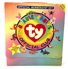 Ty Official Membership Club Kit 1st Edition Beanie Babies INCOMPLETE