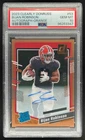2023 Panini Clearly Donruss Bijan Robinson Rated Rookie Auto Orange #/75 PSA 10
