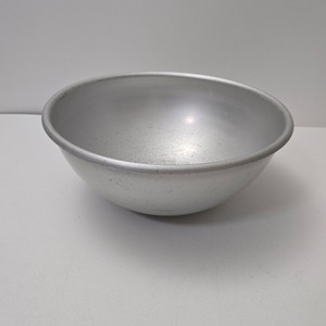 Commercial Aluminum Cookware Large Mixing Bowl 12.75" Diameter X 5.5" High
