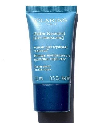 Clarins Hydra-Essentiel Plumps Moisturizes And Quenches Night Care 15ml - Bild 1 von 2