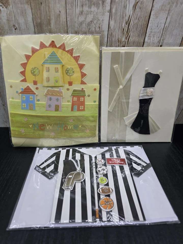 Lot Of 10 Hallmark Paper Magic Art 3D Greeting Cards NEW Sealed All Varieties - Image 2 of 4