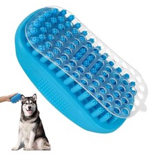 Dog Grooming Brush Premium Soft Silicone Pet Bath Brushes Rubber Massage Shampoo