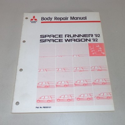 Mitsubishi Space Runner Wagon Body Repair Manual Workshop Manual