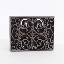 Craftmade CAR-RC Traditional 8" Wide Hand Painted Door Chime Renaissance Crackle