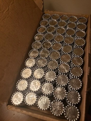 2026 P  Semiquincentenial uncirculated Half Dollar Box, 50 rolls