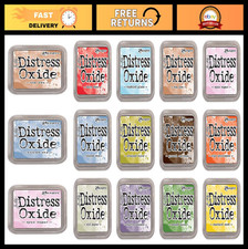 12 Distress Oxide Ink Pads Bundle - Summer 2018 Colors for Crafting  DIY Projec