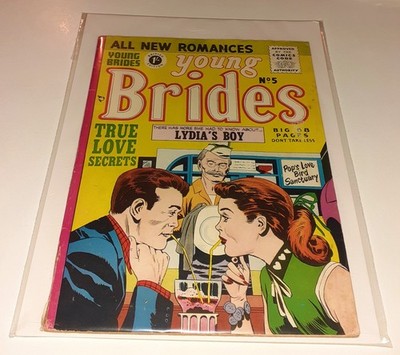 YOUNG BRIDES no.5 ABC UK 1956 super-rare romance JACK KIRBY JOE SIMON VG/FN