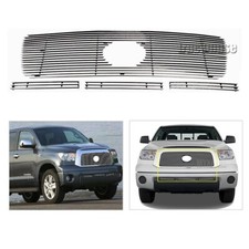 Fits 2007-2009 Toyota Tundra Billet Grille Front Upper Bumper Grille Grill