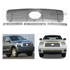 Fits 2007-2009 Toyota Tundra Billet Grille Front Upper Bumper Grille Grill