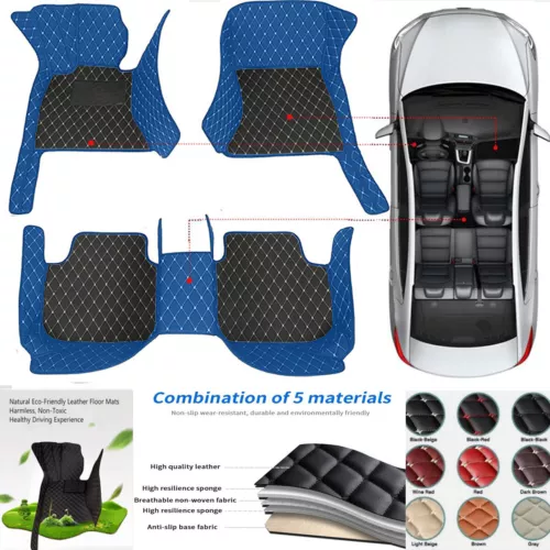 For Mercedes Benz All Models Auto Custom Liner Carpets Car Floor Mats Waterproof - Picture 5 of 50