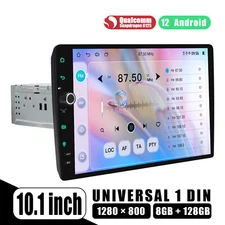 Joying Android 12 Universal Single Din 10.1 Inch Car Stereo Android Auto Carplay