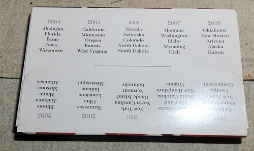 2005 PLATINUM STATE QUARTERS & 2005 GOLD STATE QUARTERS 5 COIN SETS IN HOLDERS - Picture 3 of 14