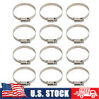 Set of 12pcs Carburetor Intake Insulator Band Clamps For Honda Cb750 1969-1978