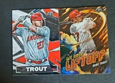 MIKE TROUT 2021 Topps FIRE Baseball  We Have Liftoff Insert & Base Card lot