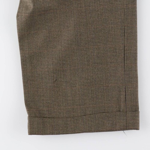 CHARTER CLUB ROOM Gun Club Check Pantaloni di Lana a Due Pieghe Pantaloni Uomo W34... - Foto 6 di 6