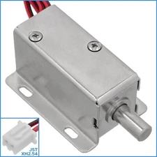 Round Electronic Solenoid Latch Lock 12V 0.6A Electric Release Assembly Catch