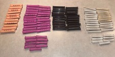 Lot of 95 Perm Rods with Elastic Bands Various Sizes See Pictures
