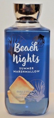 1 Bath Body Works Beach Nights Summer Marshmallow Shower Gel 10 Fl Oz 667541522615 Ebay