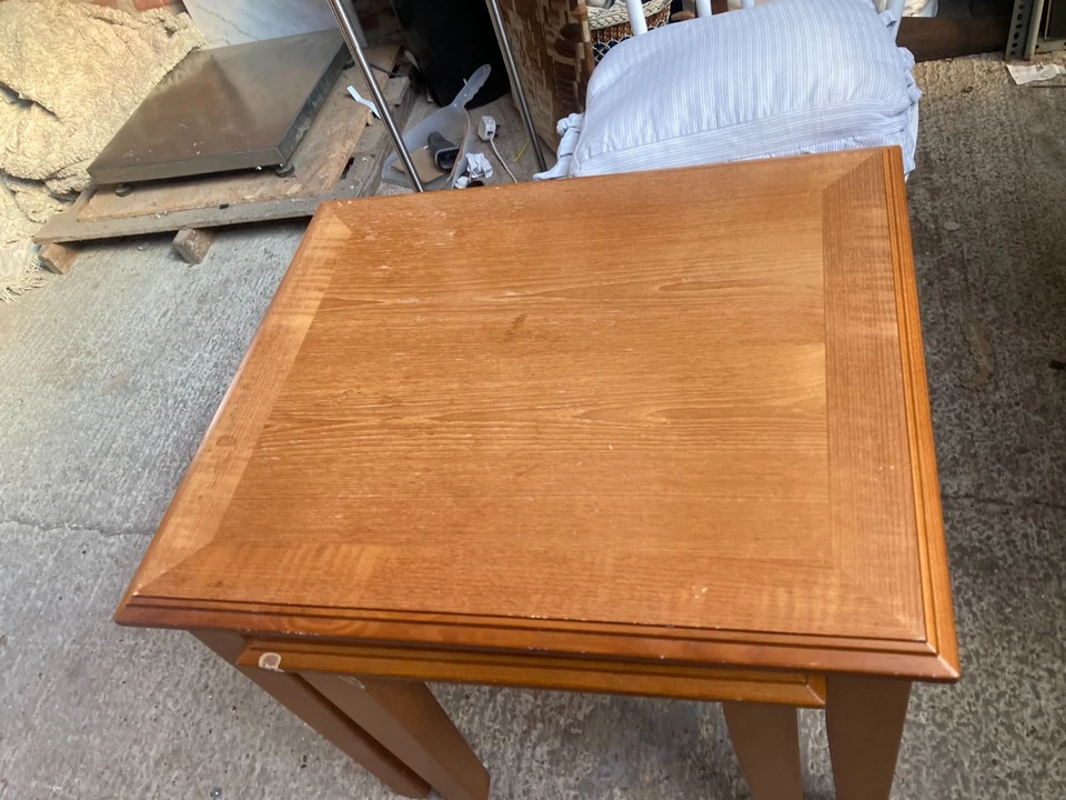 Vintage Retro G Plan Nest of 2 Brown Wooden Tables Side End Coffee Bedside - image 2 of 4