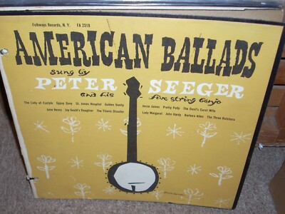 PETE SEEGER american ballads ( folk ) EAR