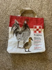 Repurposed Chicken/duck Feed Bag, Tote, Unique Shopping Bag