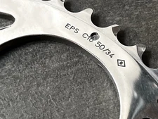 NOS Campagnolo 50T Chainring 110 BCD 10S New Corona 10 Speed EPS New Polished