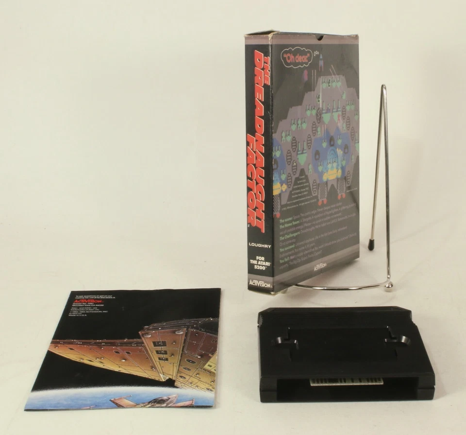 Vintage Boxed Atari 5200 game The Dreadnaught Factor Tested & Working  - Image 3 of 4