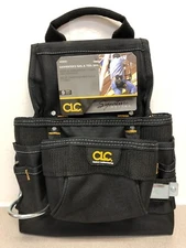 CLC 5833 5 in. W X 15.25 in. H Ballistic Polyester Tool Bag 9 pocket Black