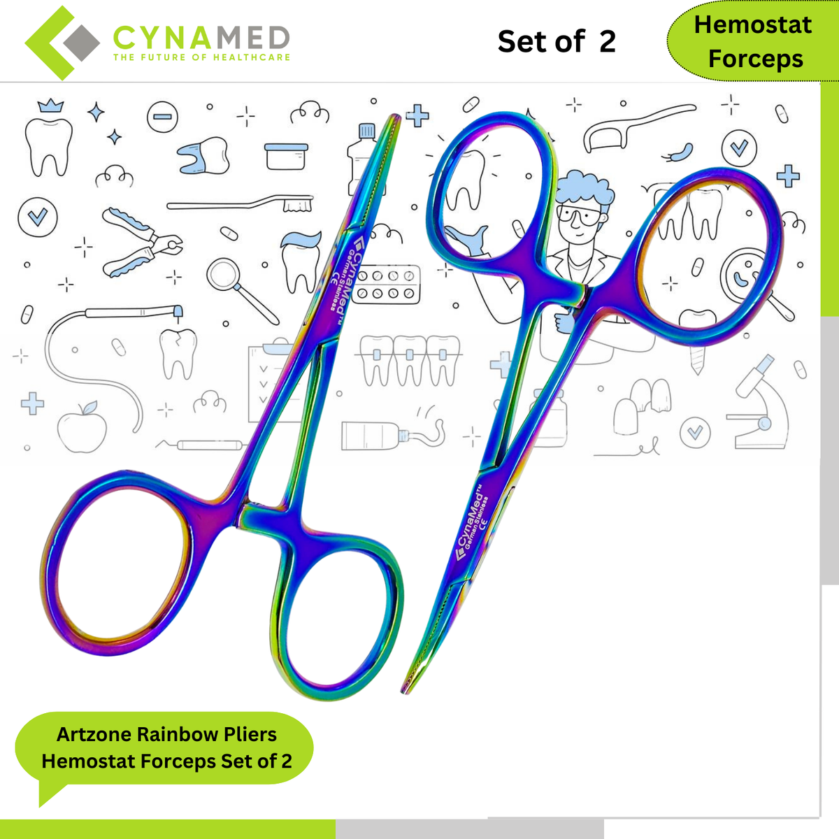DDP 2 PCS PREMIUM O.R GRADE KELLY HEMOSTAT FORCEPS 5.5 - Foto 8