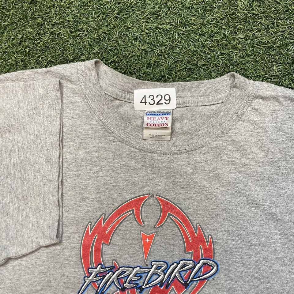 Camisa Firebird L 00s Y2k Vintage Pontiac Muscle Car Fire Flame Race Camiseta de Carreras Foto 4 de 4