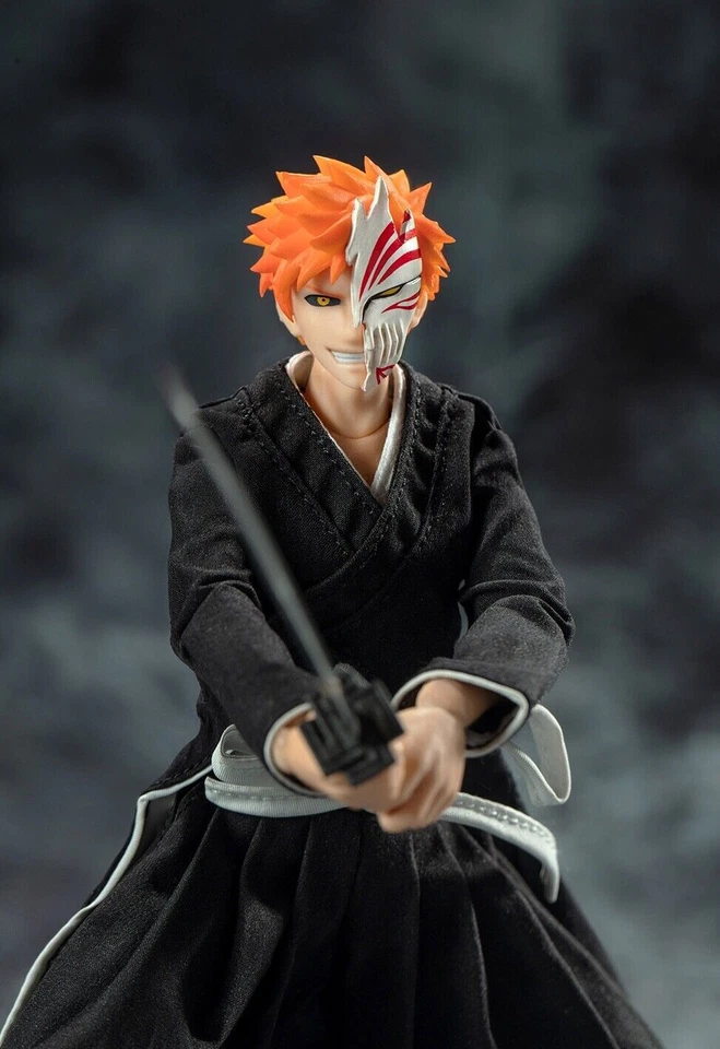 Dasin GT model 6 inch action figure anime Bleach ban kai Kurosaki ichigo Toy New - Image 3 of 4