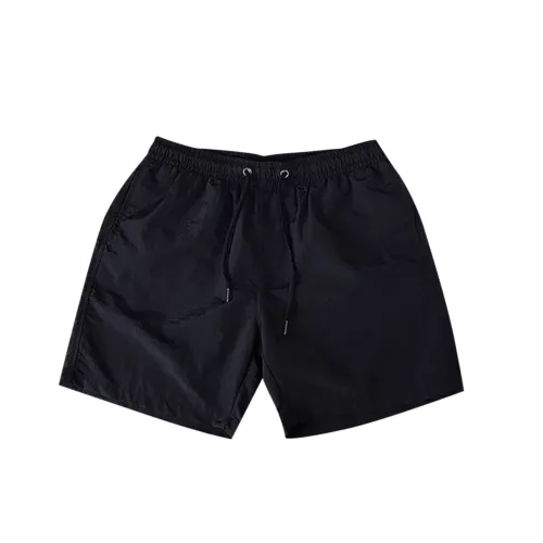 Herren Freizeit Lose Shorts Taschen Kordelzug Einfarbig Strand Basic Shorts - Bild 22 von 64