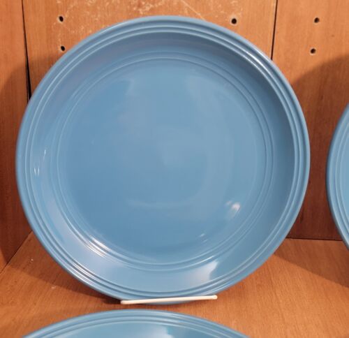Juego de platos de cena Mainstays TURQUESA de 4, 10 5/8", gres en relieve excelente - Imagen 4 de 10